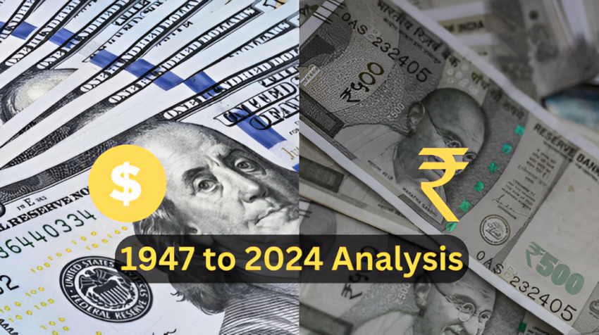 Fascinating USD to INR Journey: 1947-2024 History & Influences : 1947 to 2024 Analysis